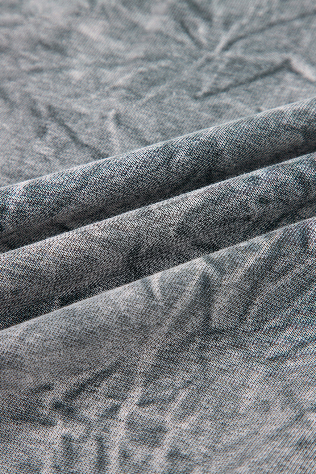 High-rise saved by grace Letter Embroidery Mineral Wash Loose Sweatshirt