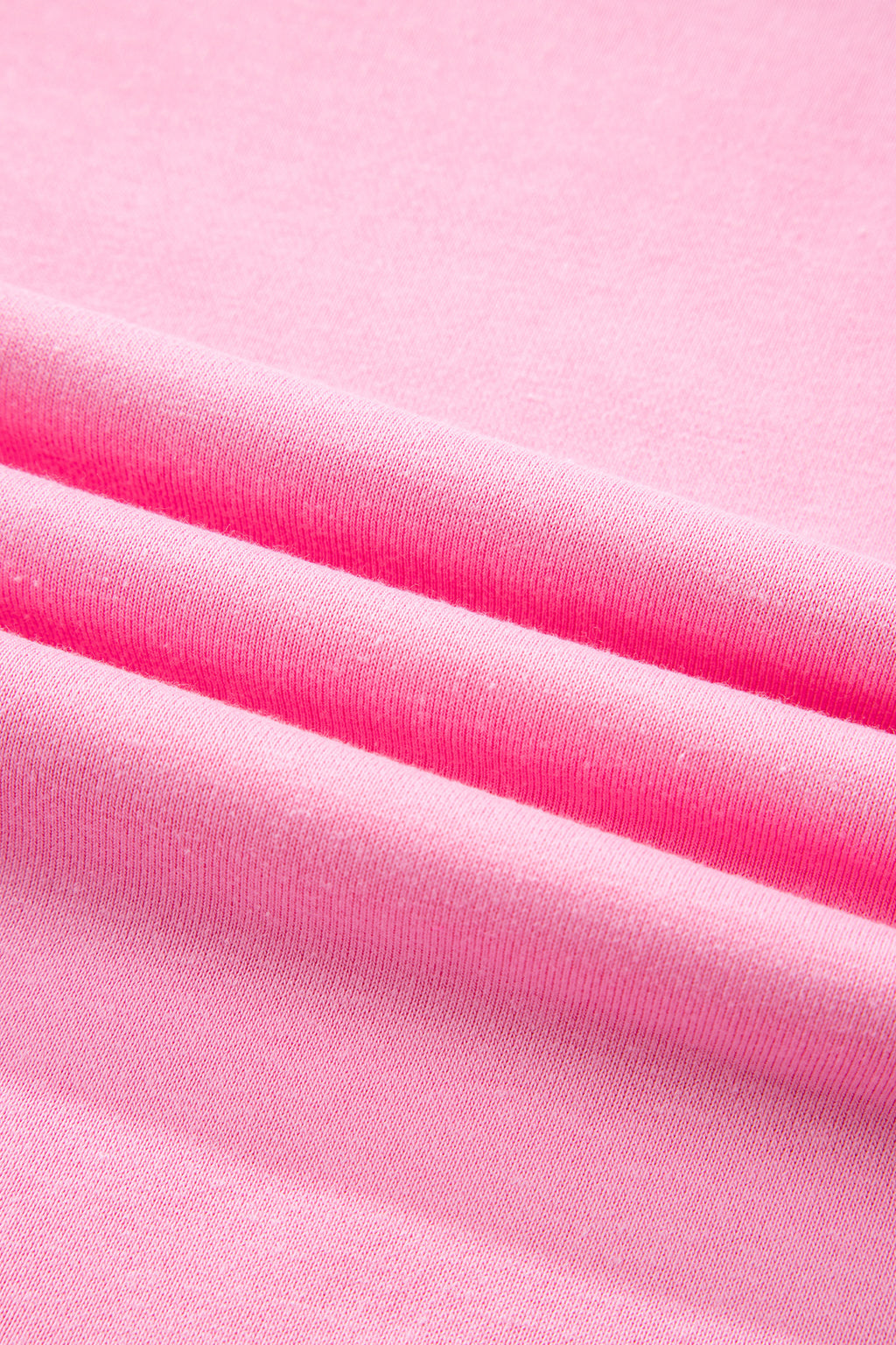 Pink Floral Bow Patched Exposed Seam Patchwork Slit Baggy Sweatshirt