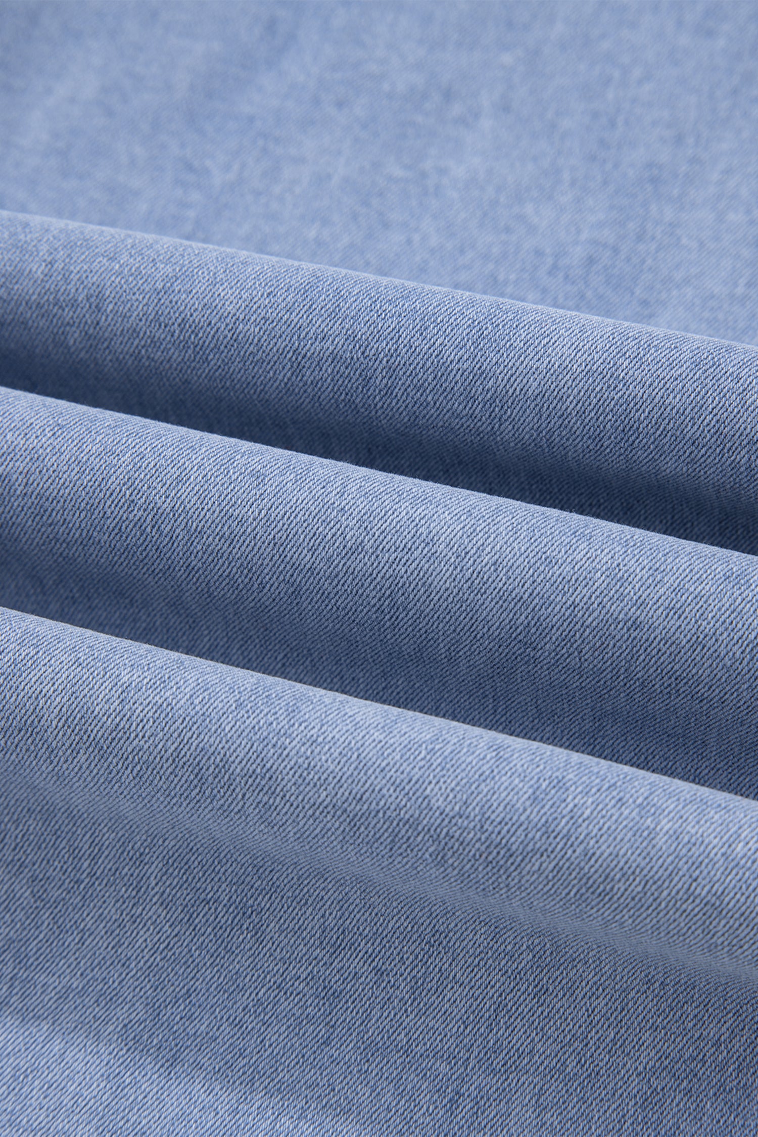 Beau Blue Contrast Stripe Frayed Side Panel Patchwork Shift Jeans